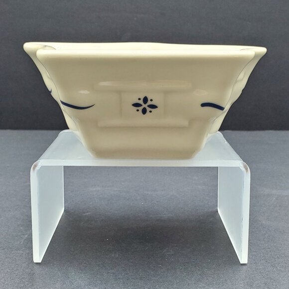 Longaberger Woven Traditions Classic Blue Star Dish Heritage Blue Star Bowl - Picture 5 of 6